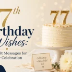 77th Birthday Wishes: Heartfelt Messages for Every Celebration