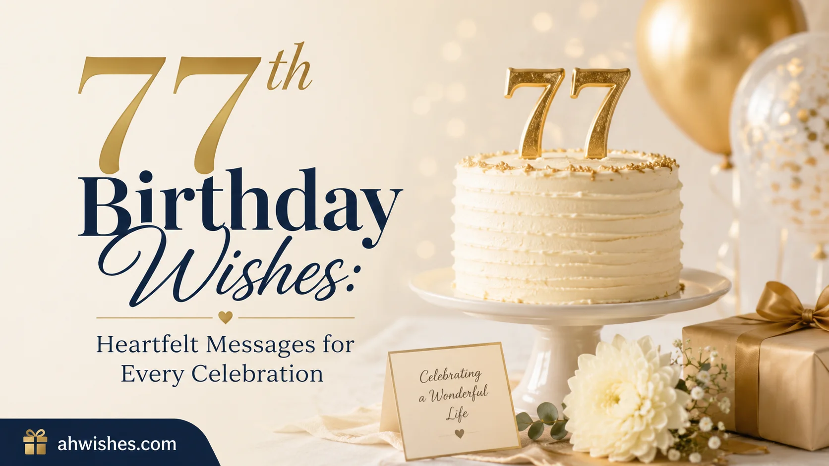 77th Birthday Wishes: Heartfelt Messages for Every Celebration