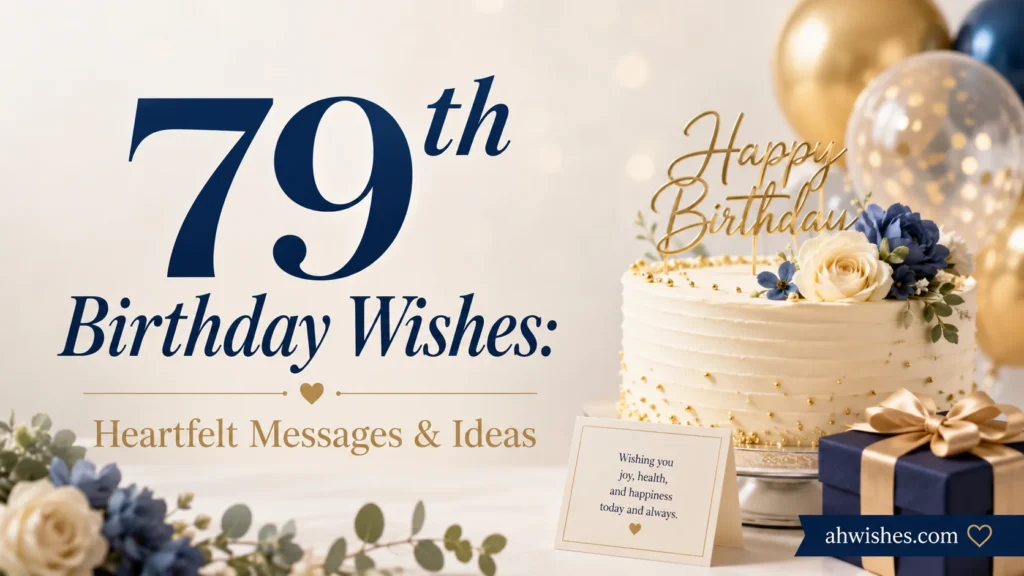 79th Birthday Wishes: Heartfelt Messages & Ideas