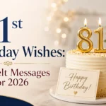 81st Birthday Wishes: Heartfelt Messages
