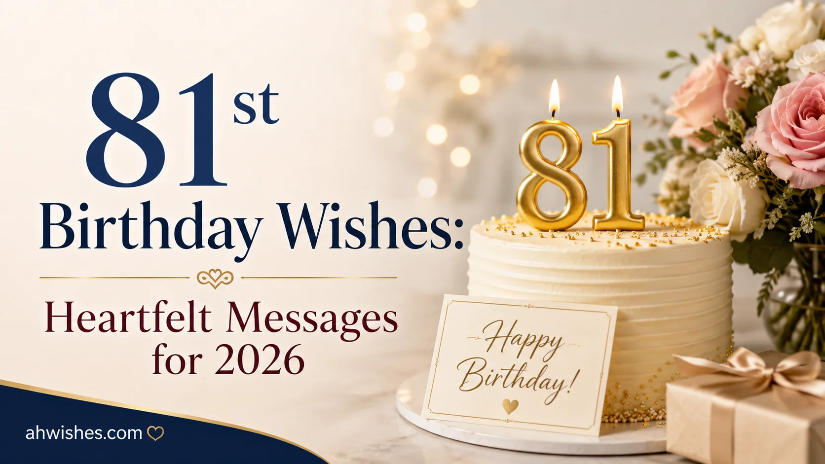 81st Birthday Wishes: Heartfelt Messages